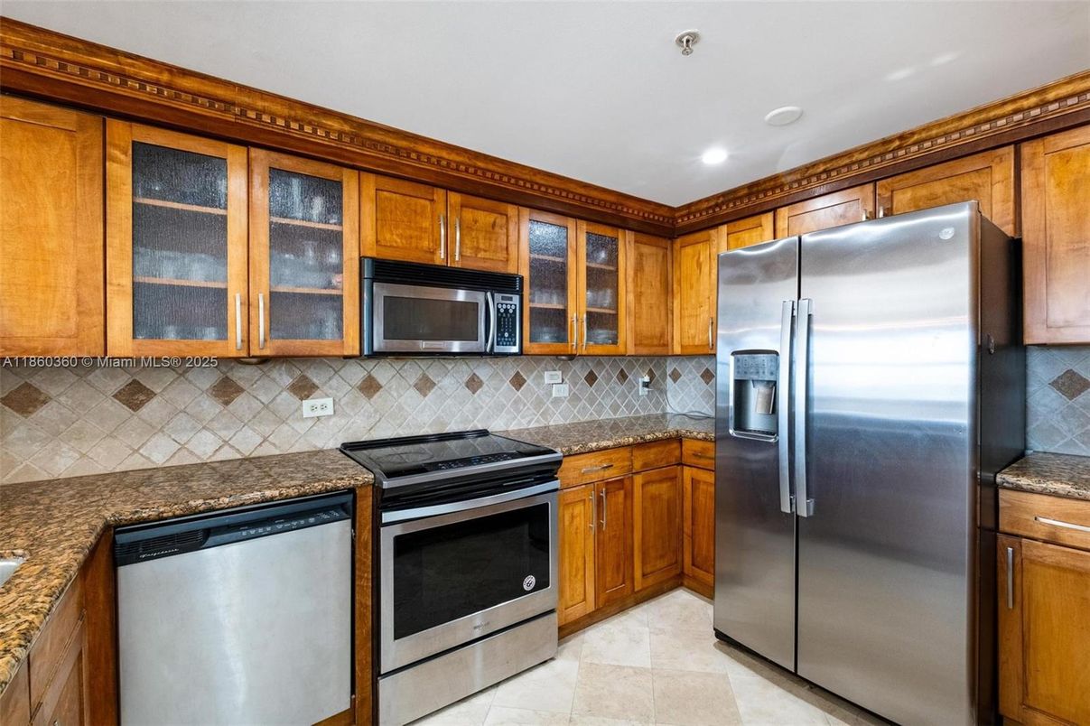 Interior, Kitchen, Recessed Lighting, Stainless Steel Appliances