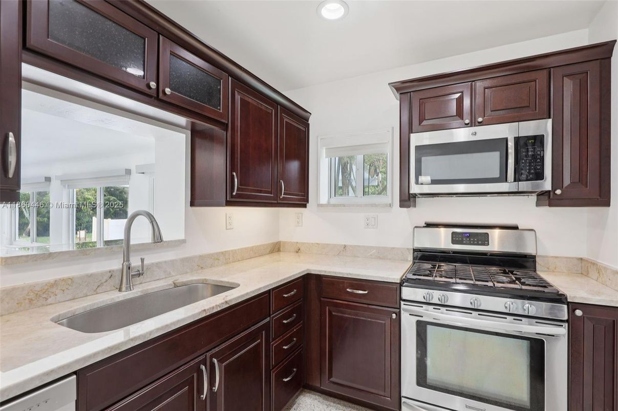 Interior, Kitchen, Recessed Lighting, Stainless Steel Appliances