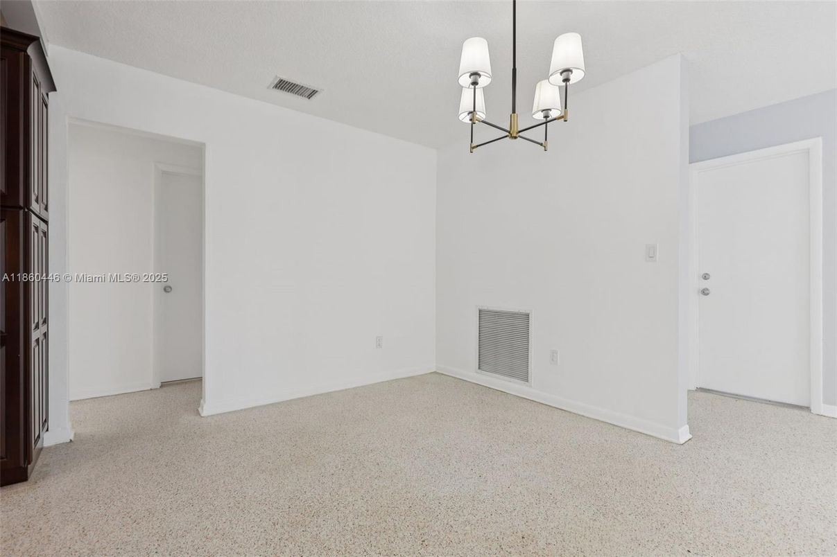 Chandelier, Empty room, Interior