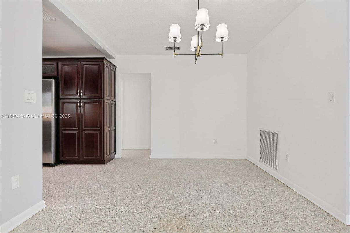 Chandelier, Empty room, Interior