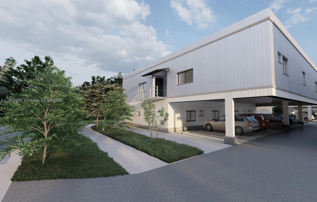Attached, Exterior, Facade, Modern
