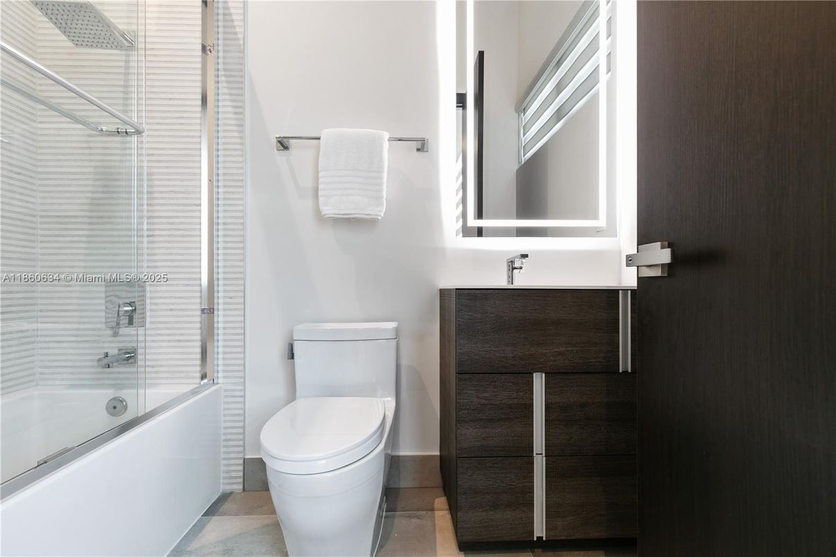 Bathroom, Glass Shower, Interior