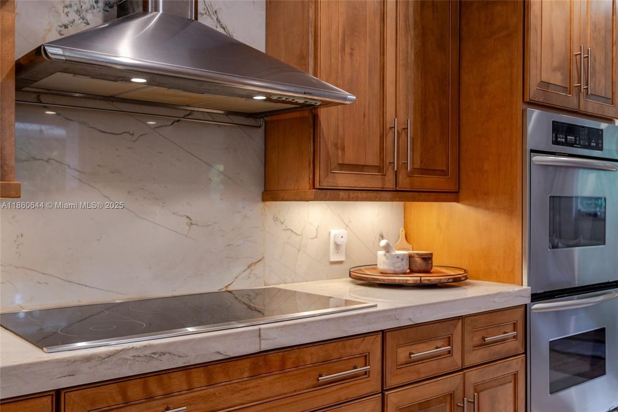 Interior, Kitchen, Marble Walls