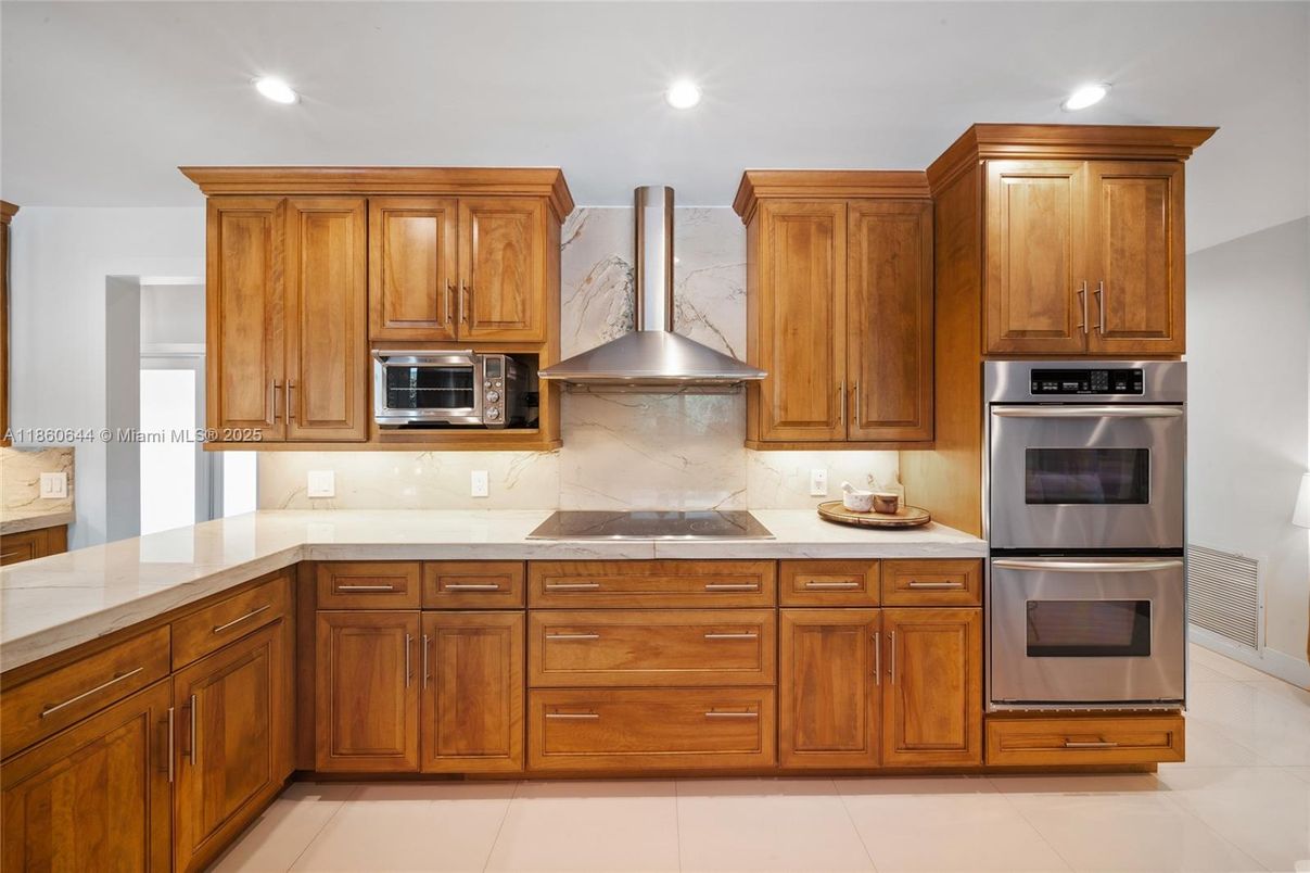 Interior, Kitchen, Recessed Lighting, Stainless Steel Appliances