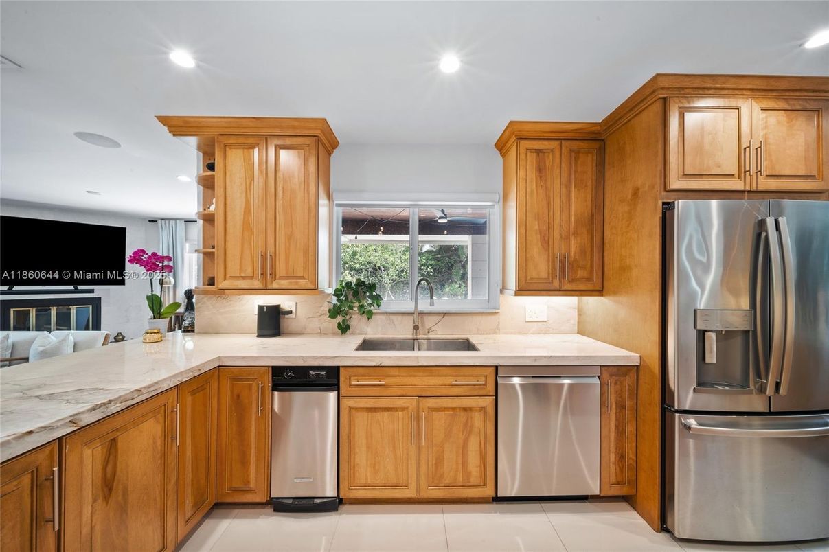 Interior, Kitchen, Recessed Lighting, Stainless Steel Appliances