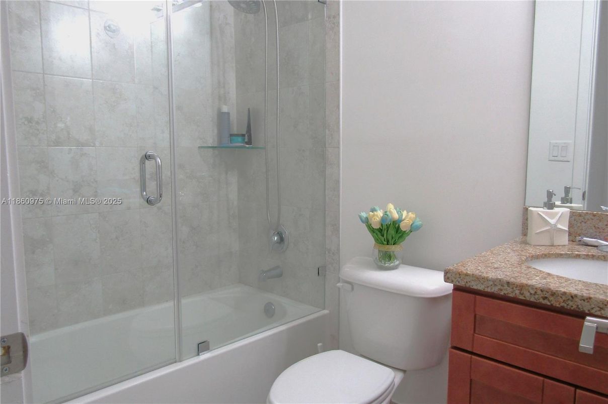 Bathroom, Glass Shower, Interior