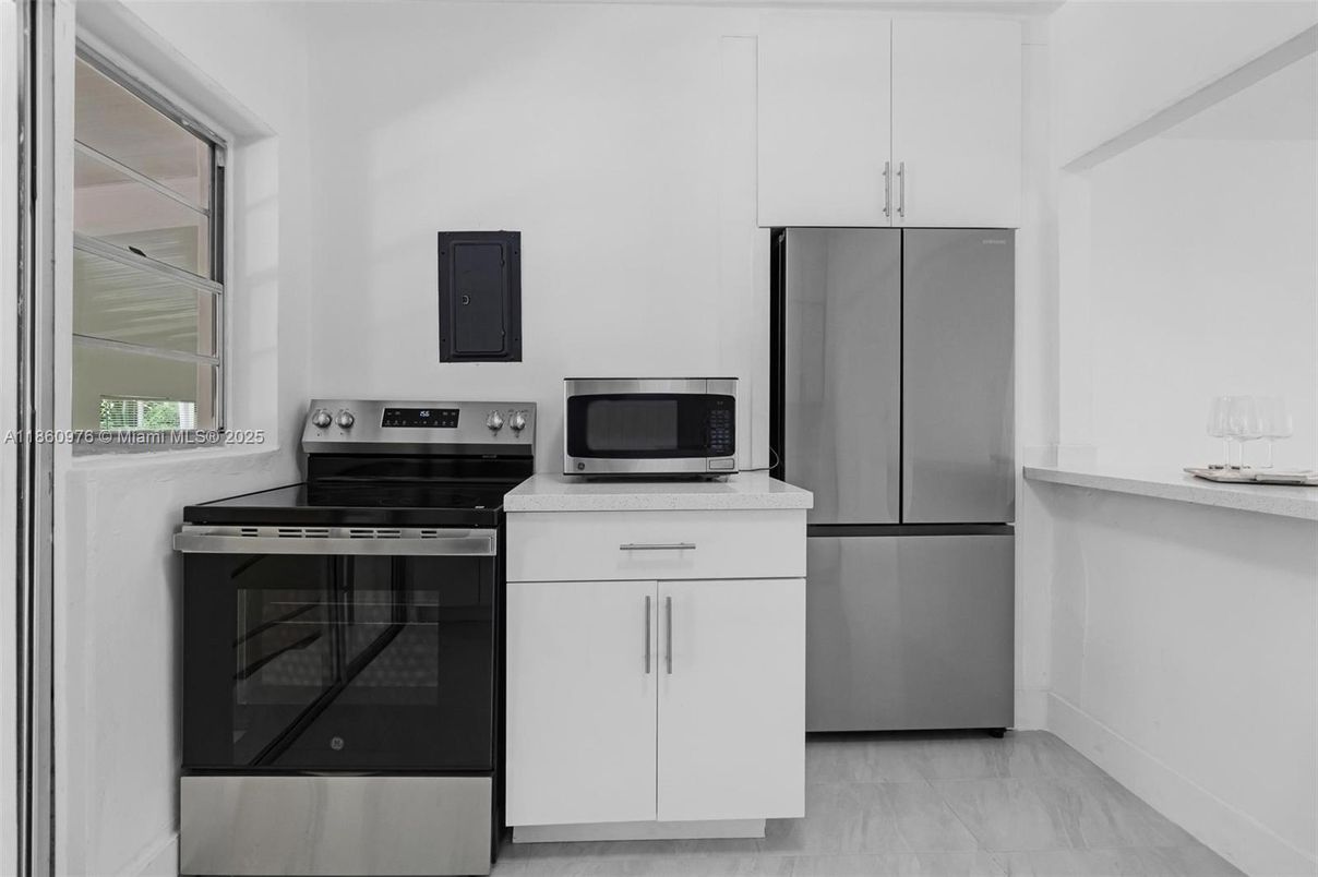Interior, Kitchen, Marble, Stainless Steel Appliances
