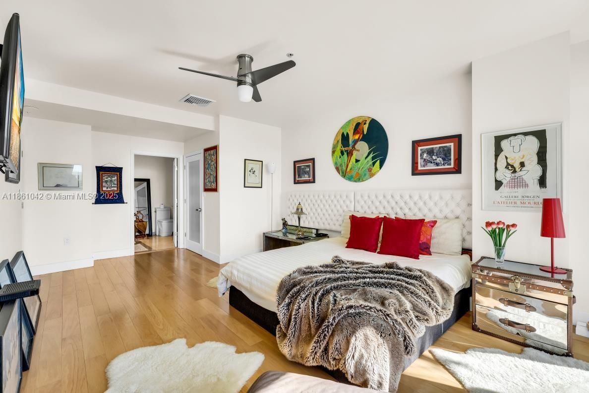 Bedroom, Interior, Wood Texture Flooring