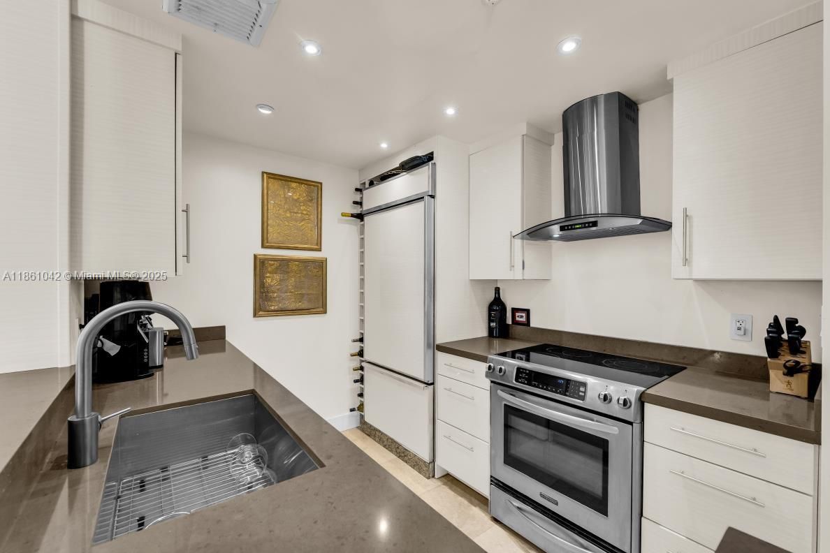 Interior, Kitchen, Recessed Lighting, Stainless Steel Appliances