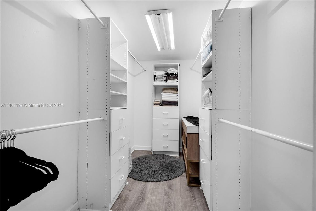 Interior, Walk-in Closets, Wood Texture Flooring