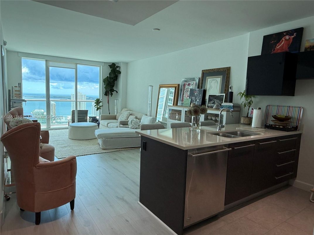 Interior, Kitchen, Living room, Water, Wood Texture Flooring