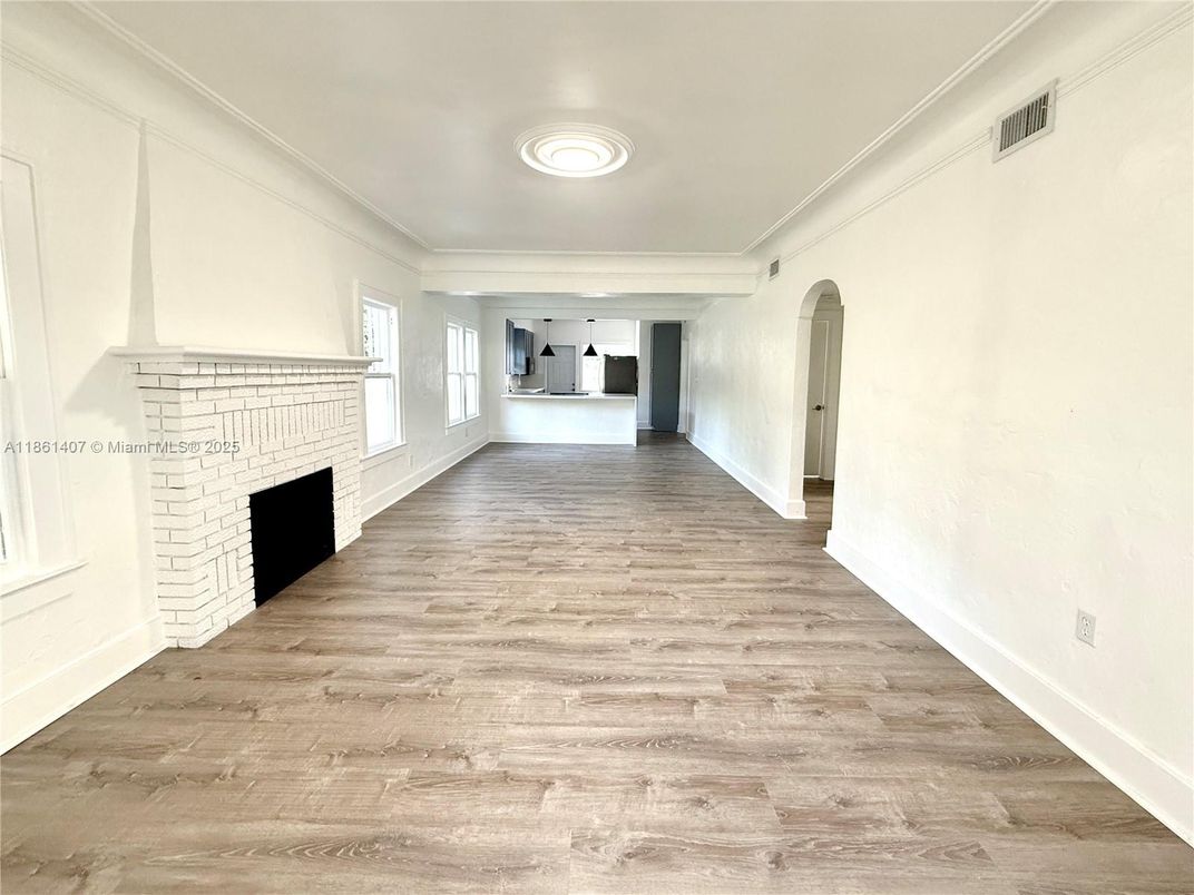 Fireplace, Interior, Wood Texture Flooring