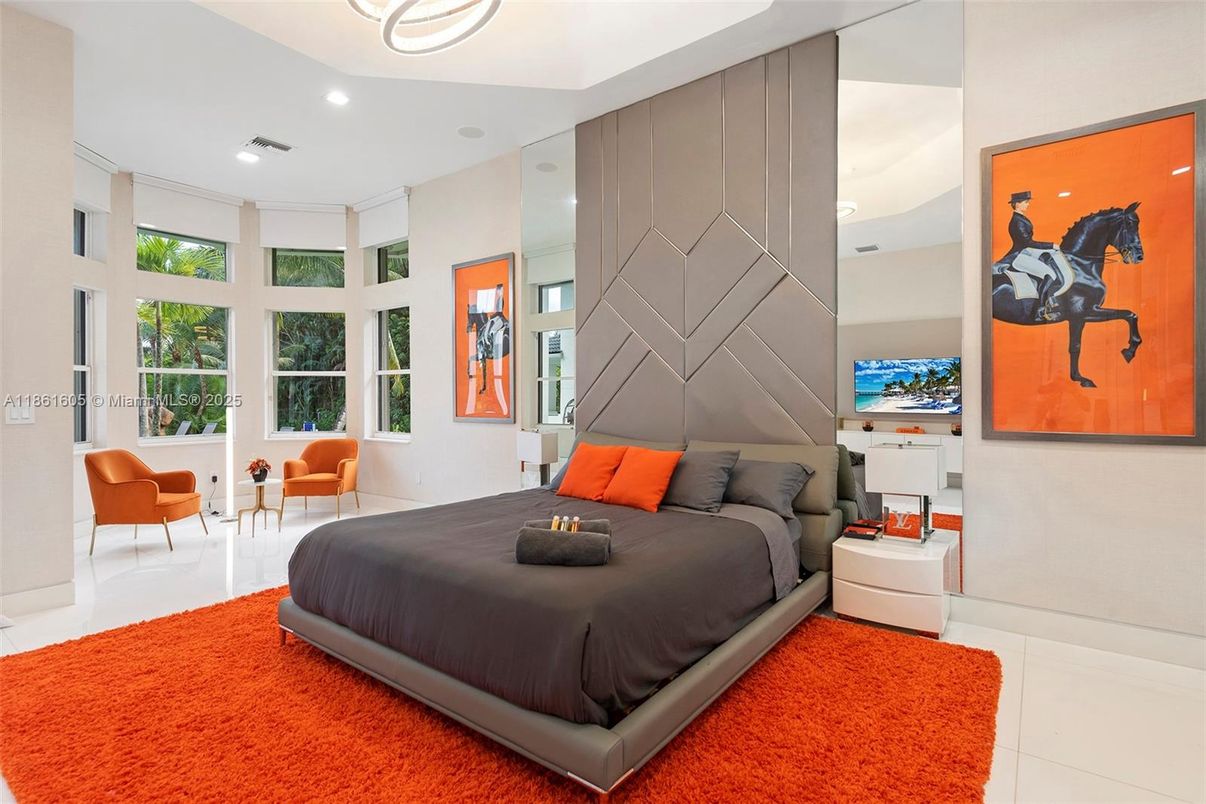 Bedroom, Interior, Recessed Lighting