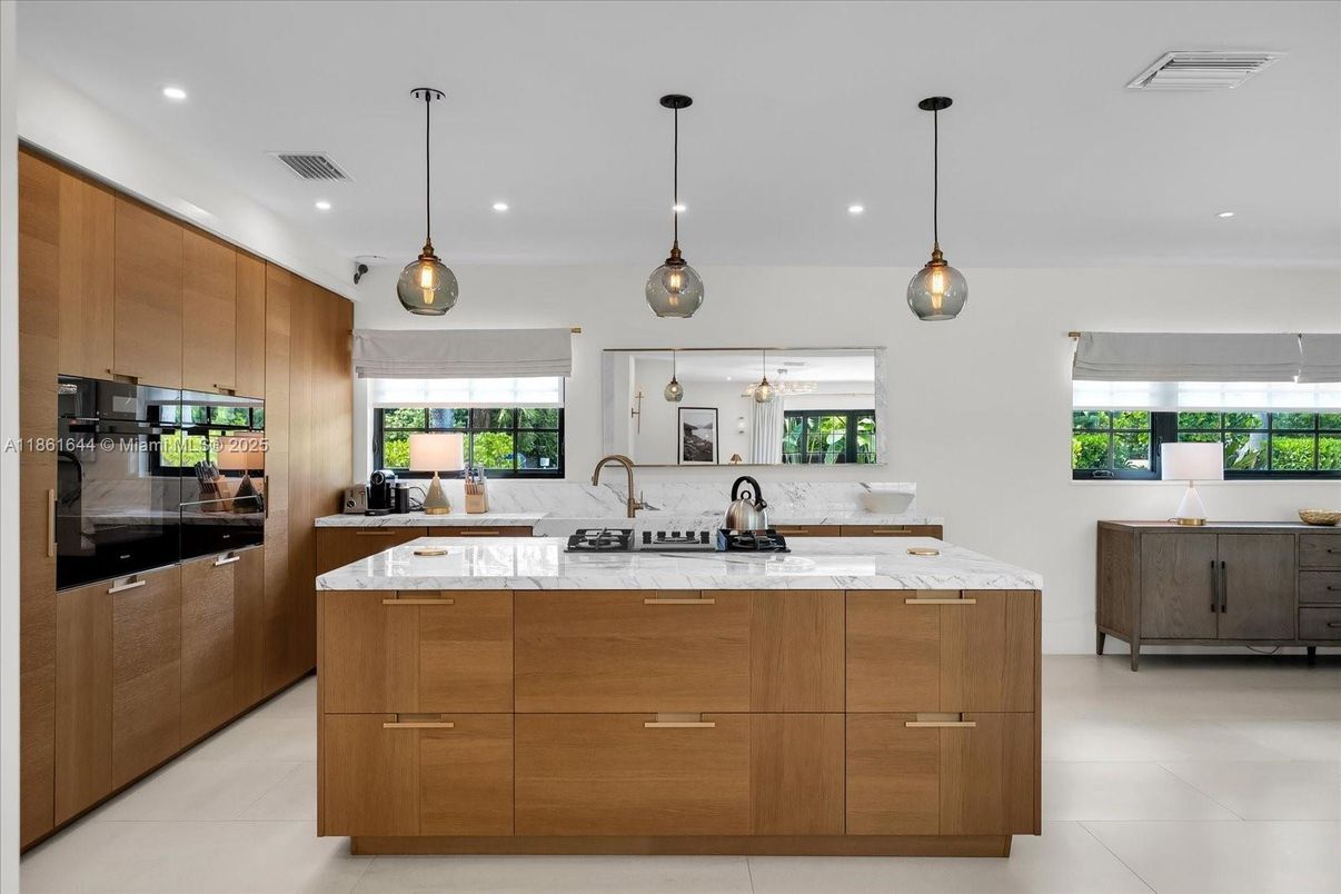 Interior, Kitchen, Pendant Lights, Recessed Lighting