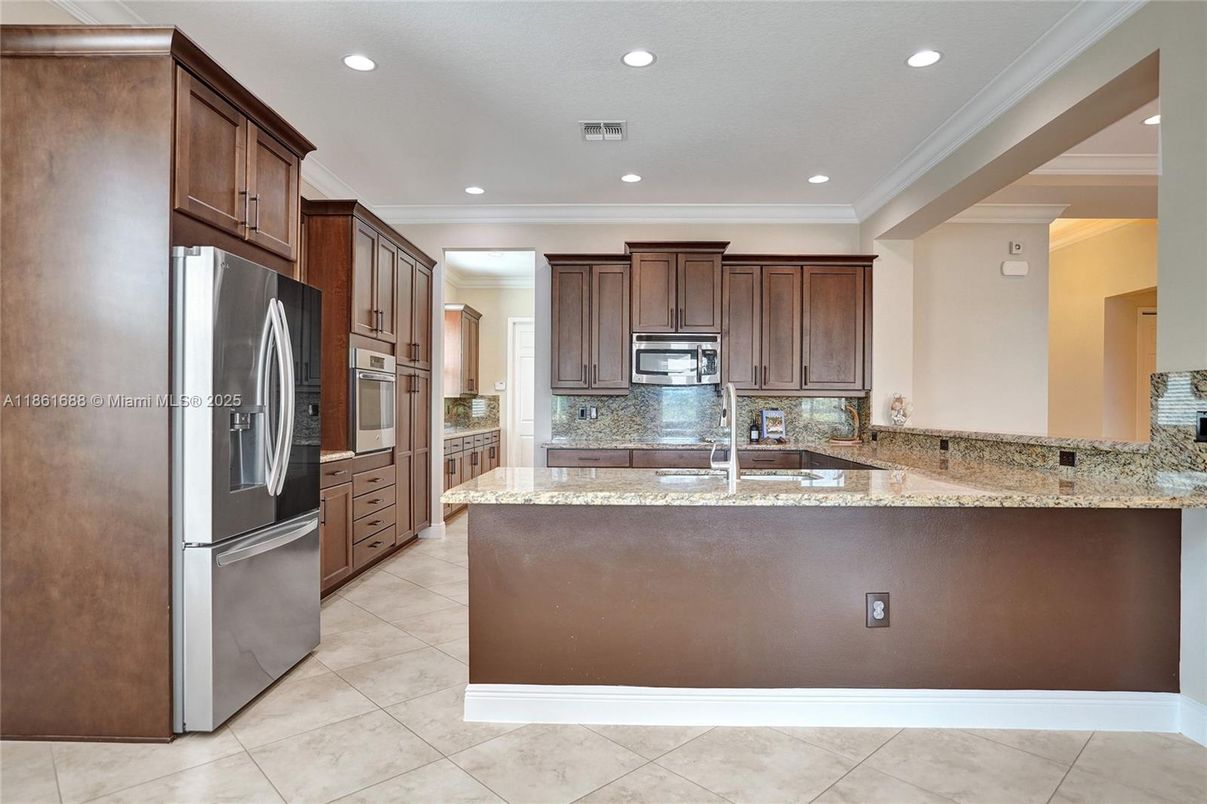 Interior, Kitchen, Recessed Lighting, Stainless Steel Appliances