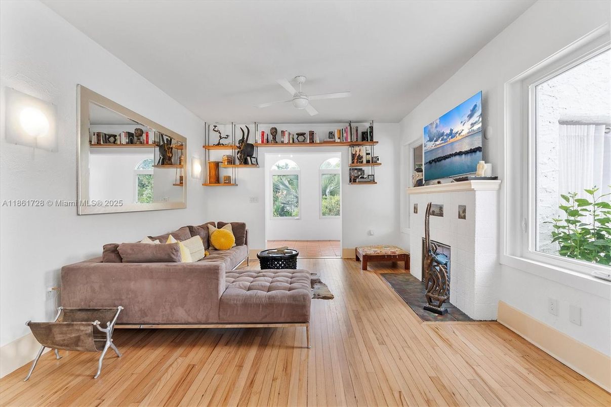 Fireplace, Interior, Living room, Wood Texture Flooring