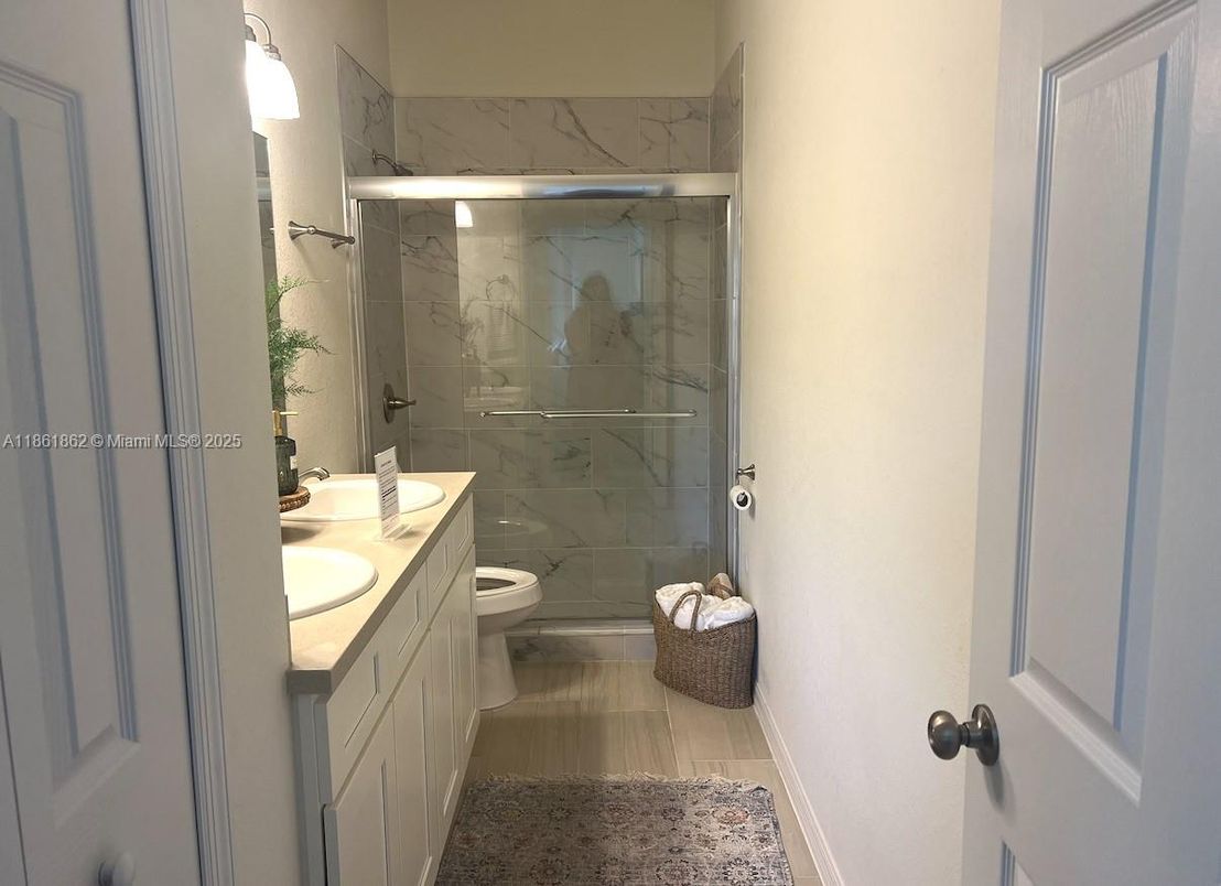 Bathroom, Glass Shower, Interior, Marble Walls