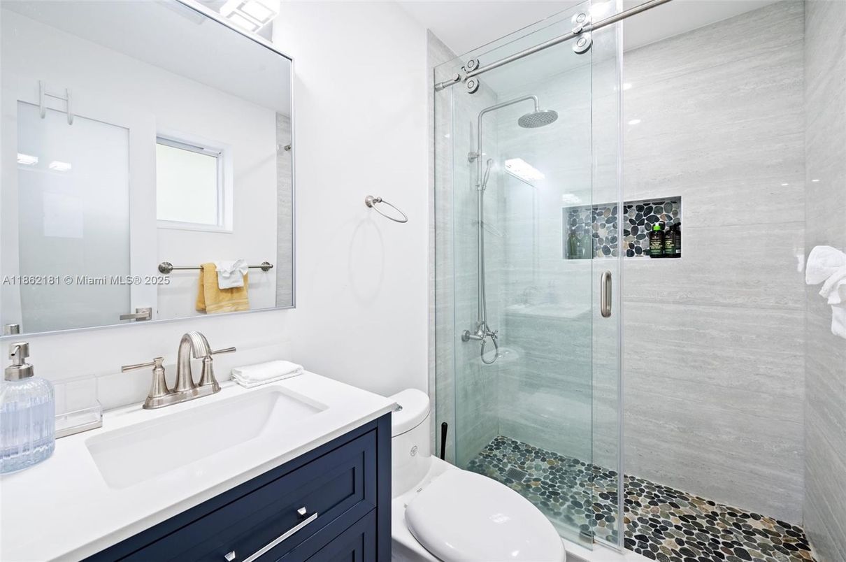 Bathroom, Glass Shower, Interior