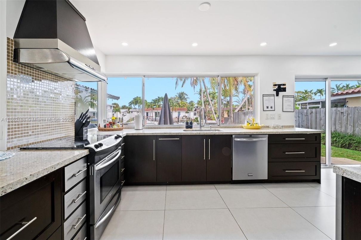 Interior, Kitchen, Recessed Lighting, Stainless Steel Appliances