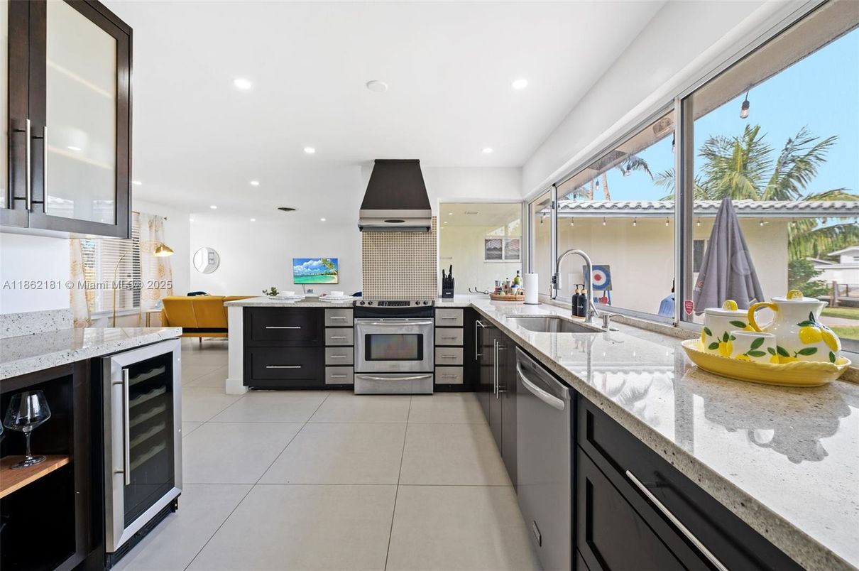 Interior, Kitchen, Recessed Lighting, Stainless Steel Appliances