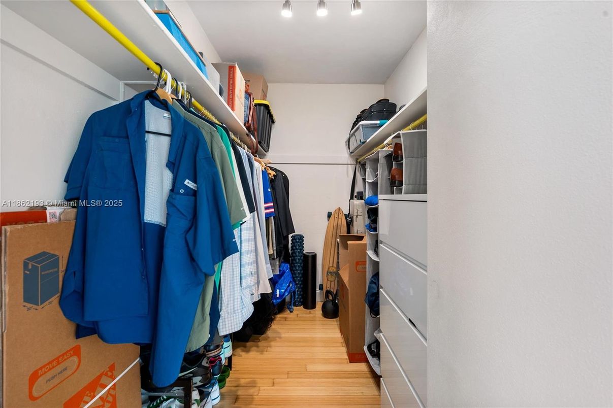 Interior, Walk-in Closets, Wood Texture Flooring