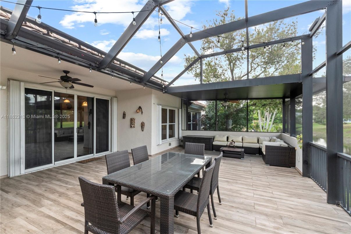 Glass Ceilings, Interior, Sun Room, Wood Texture Flooring