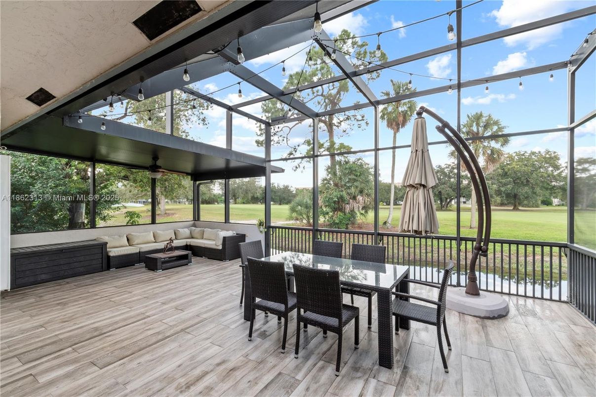 Glass Ceilings, Interior, Sun Room, Wood Texture Flooring