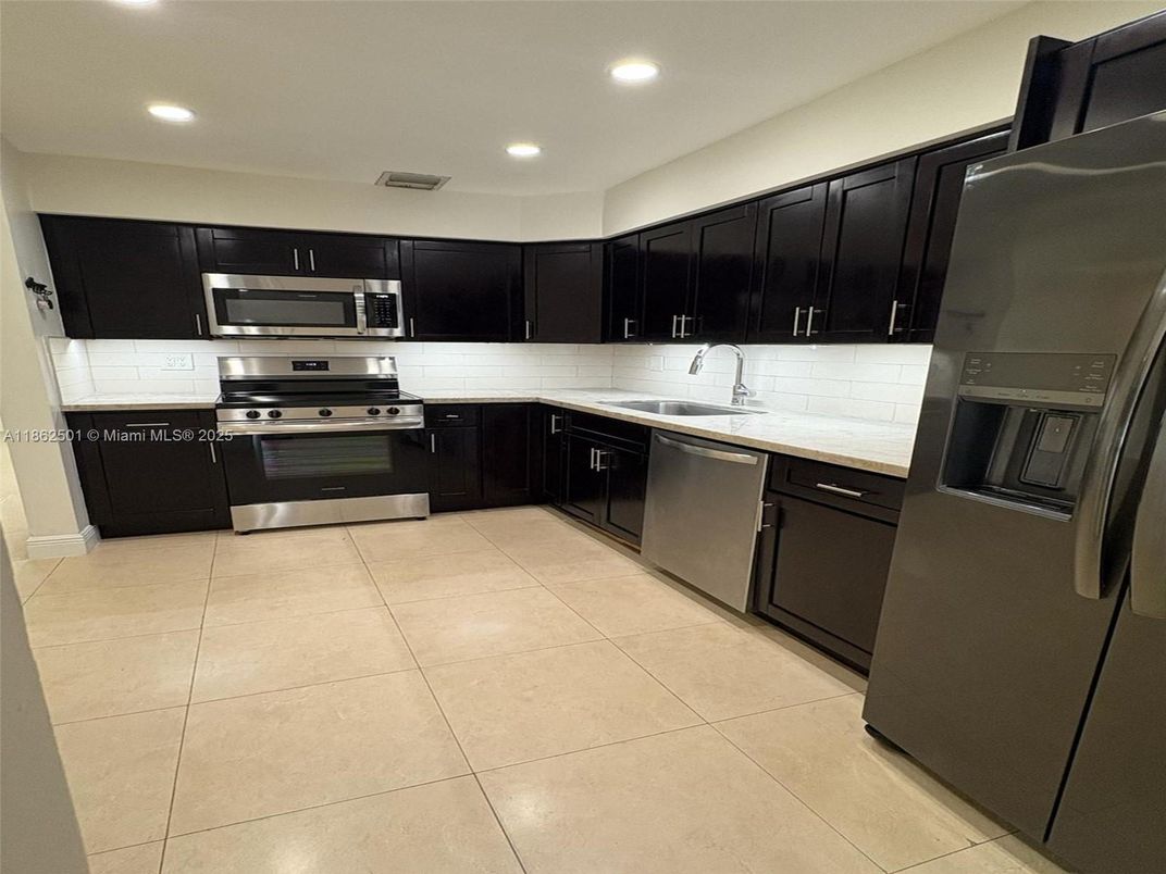 Interior, Kitchen, Recessed Lighting, Stainless Steel Appliances