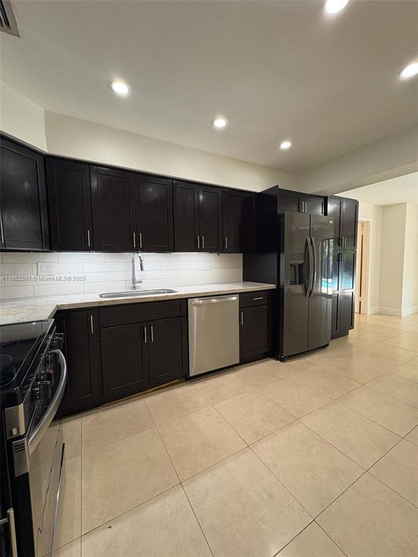 Interior, Kitchen, Recessed Lighting, Stainless Steel Appliances