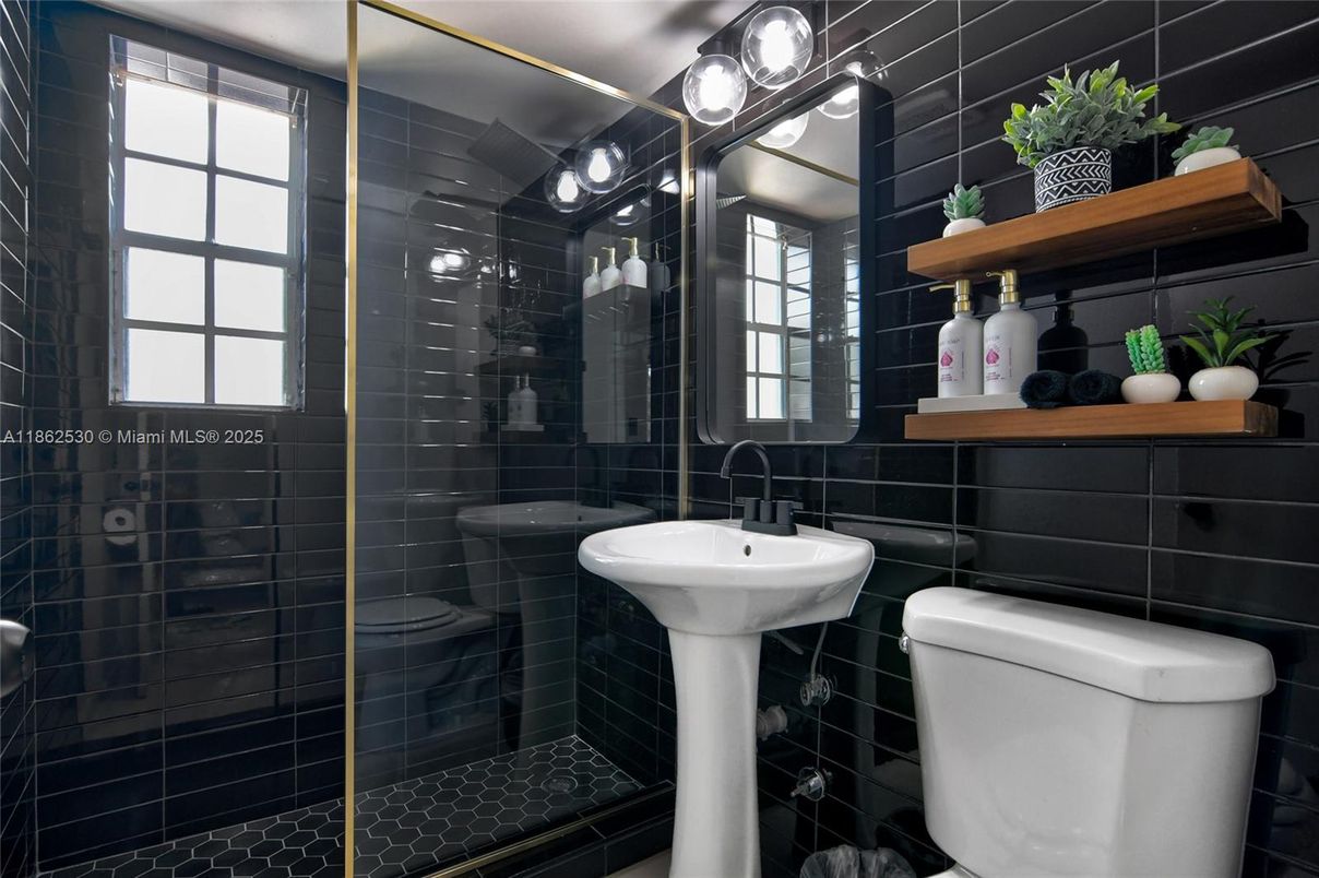 Bathroom, Glass Shower, Interior