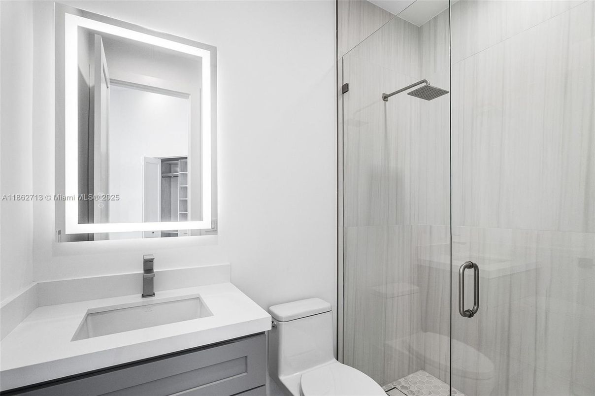 Bathroom, Glass Shower, Interior