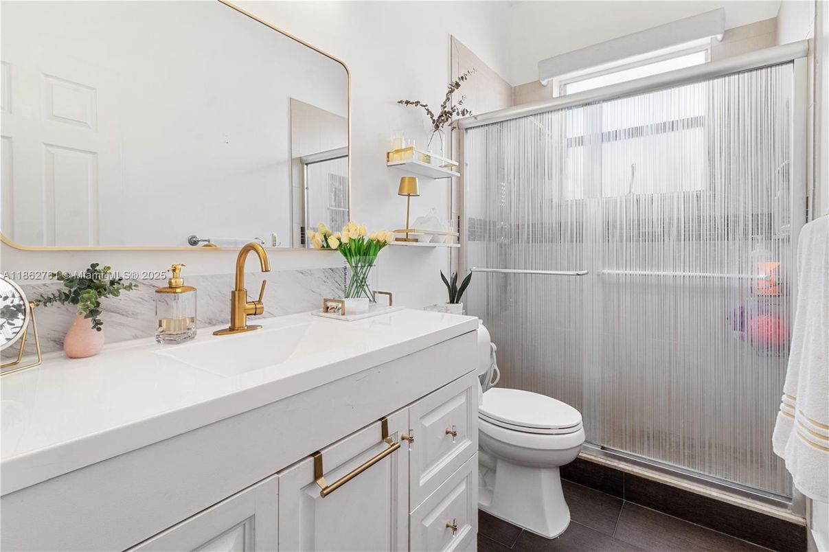 Bathroom, Glass Shower, Interior
