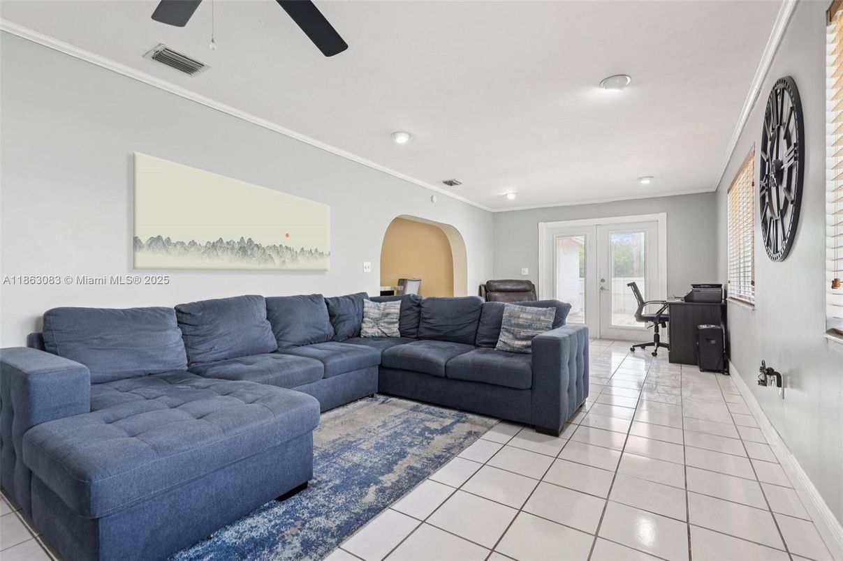 Interior, Living room, Recessed Lighting