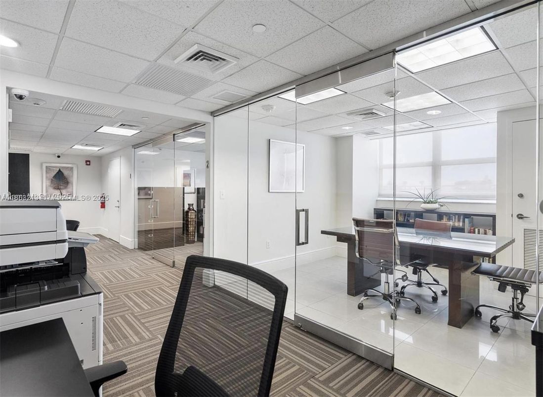 Home Office, Interior, Recessed Lighting