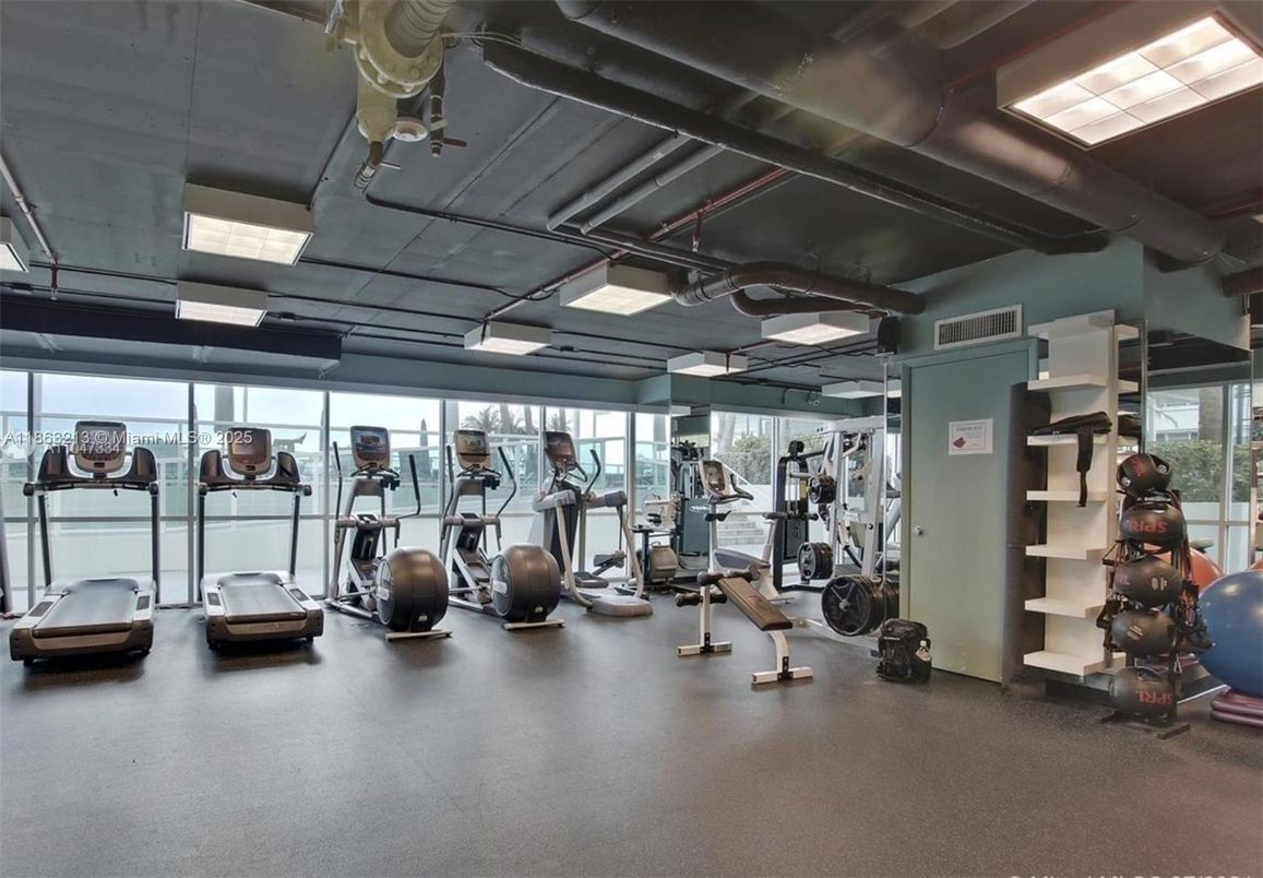Fitness Equipment, Gym, Interior