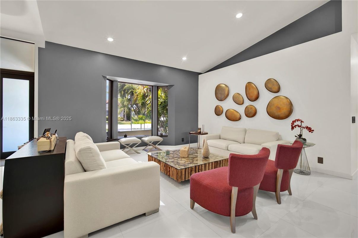 Interior, Living room, Recessed Lighting