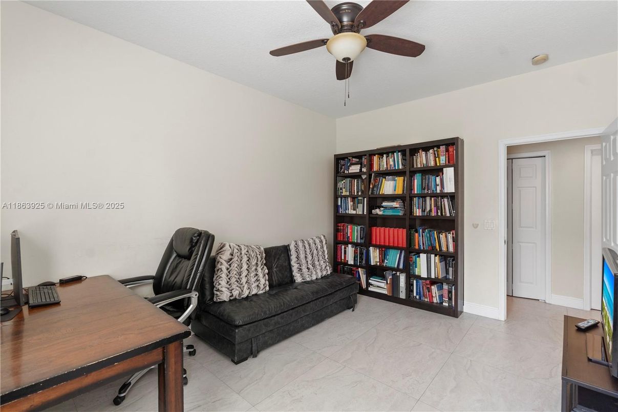 Home Office, Interior, Marble