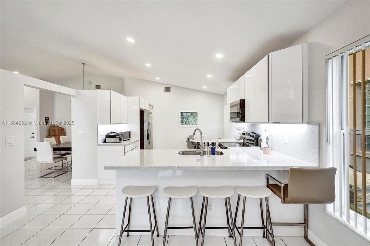 Interior, Kitchen, Recessed Lighting, Stainless Steel Appliances
