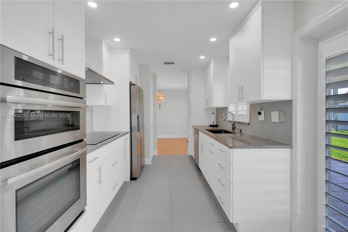 Interior, Kitchen, Recessed Lighting, Stainless Steel Appliances