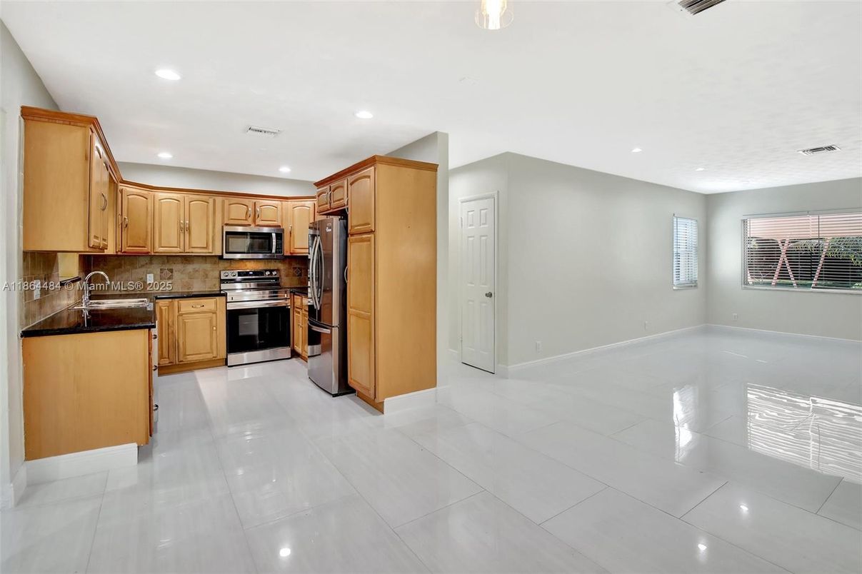 Interior, Kitchen, Recessed Lighting, Stainless Steel Appliances