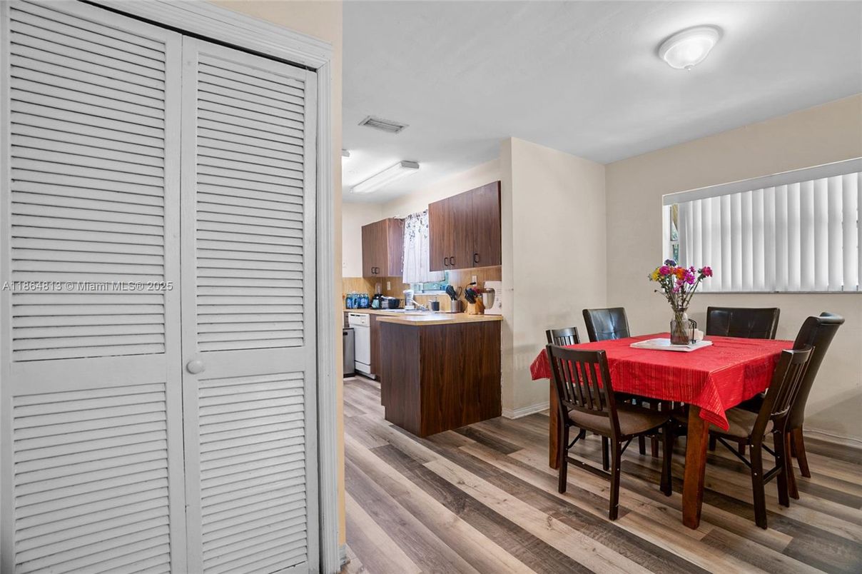 Dining room, Interior, Kitchen, Wood Texture Flooring