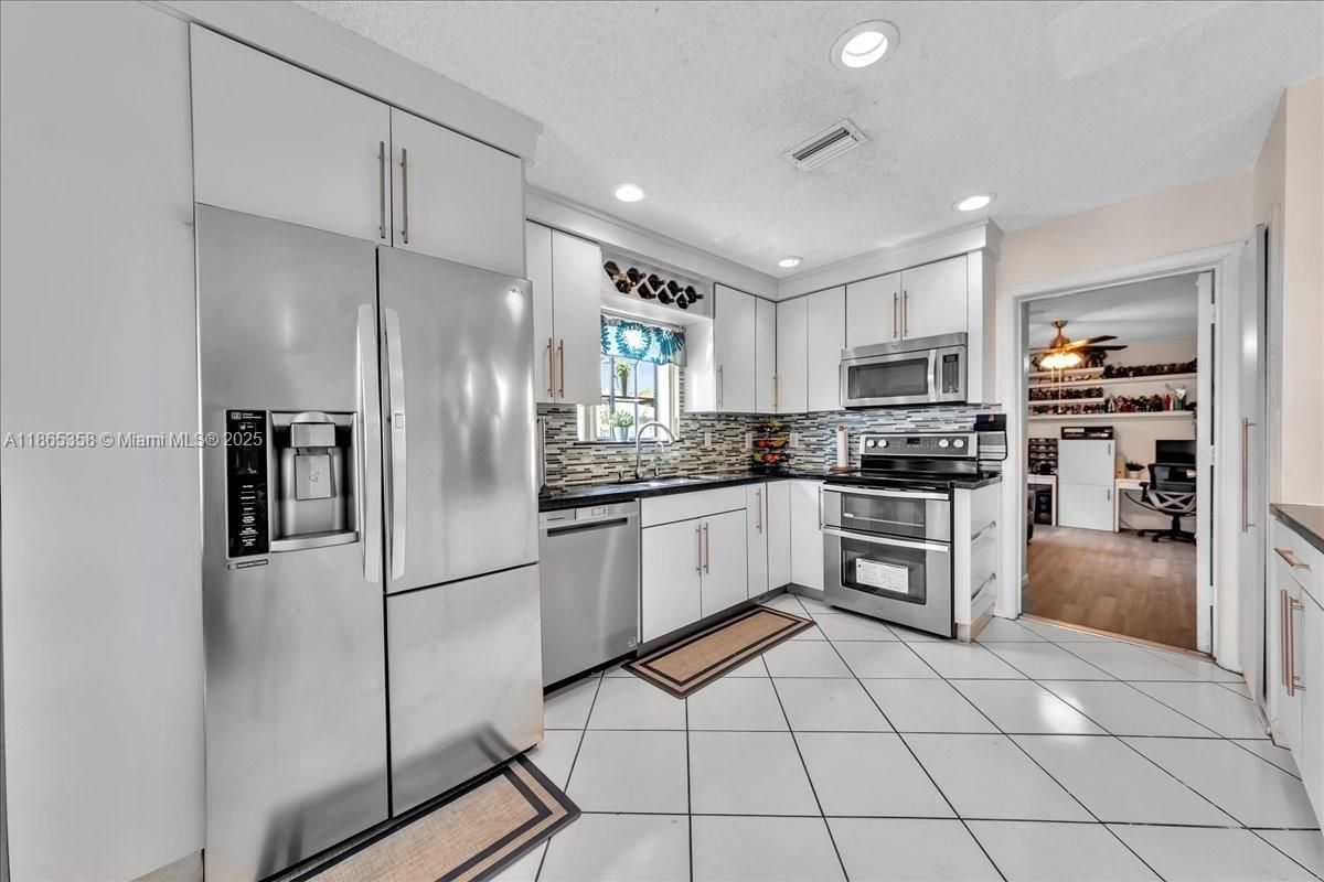 Interior, Kitchen, Recessed Lighting, Stainless Steel Appliances