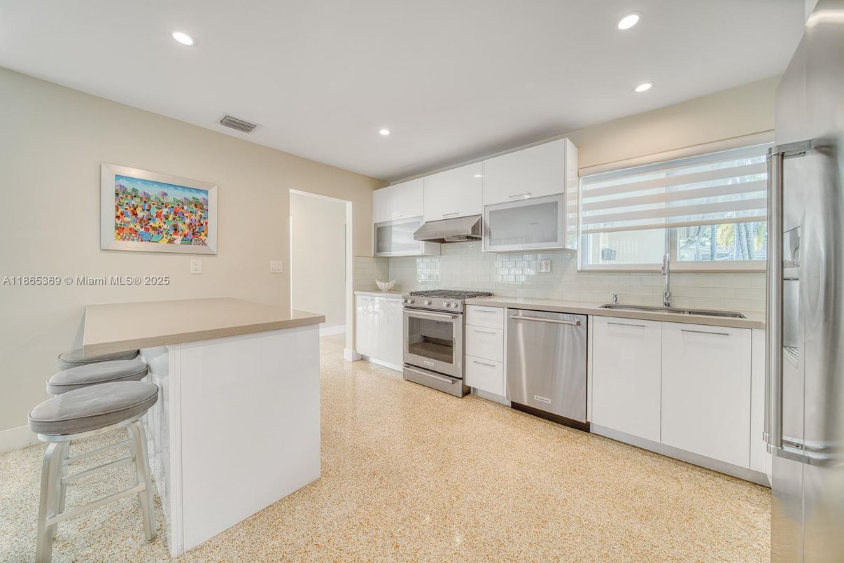 Interior, Kitchen, Recessed Lighting, Stainless Steel Appliances