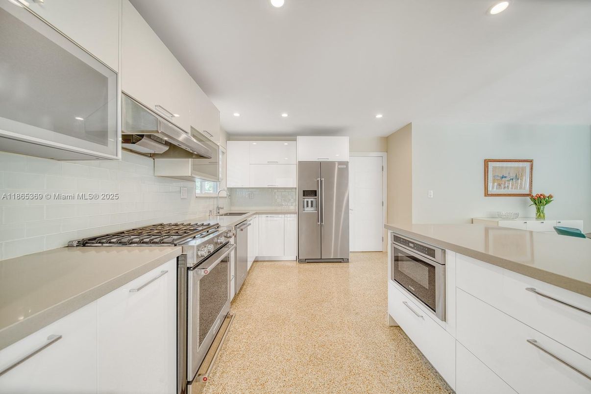 Interior, Kitchen, Recessed Lighting, Stainless Steel Appliances