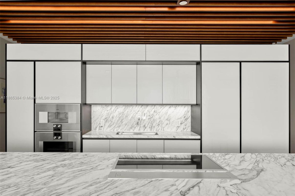 Interior, Kitchen, Marble, Stainless Steel Appliances