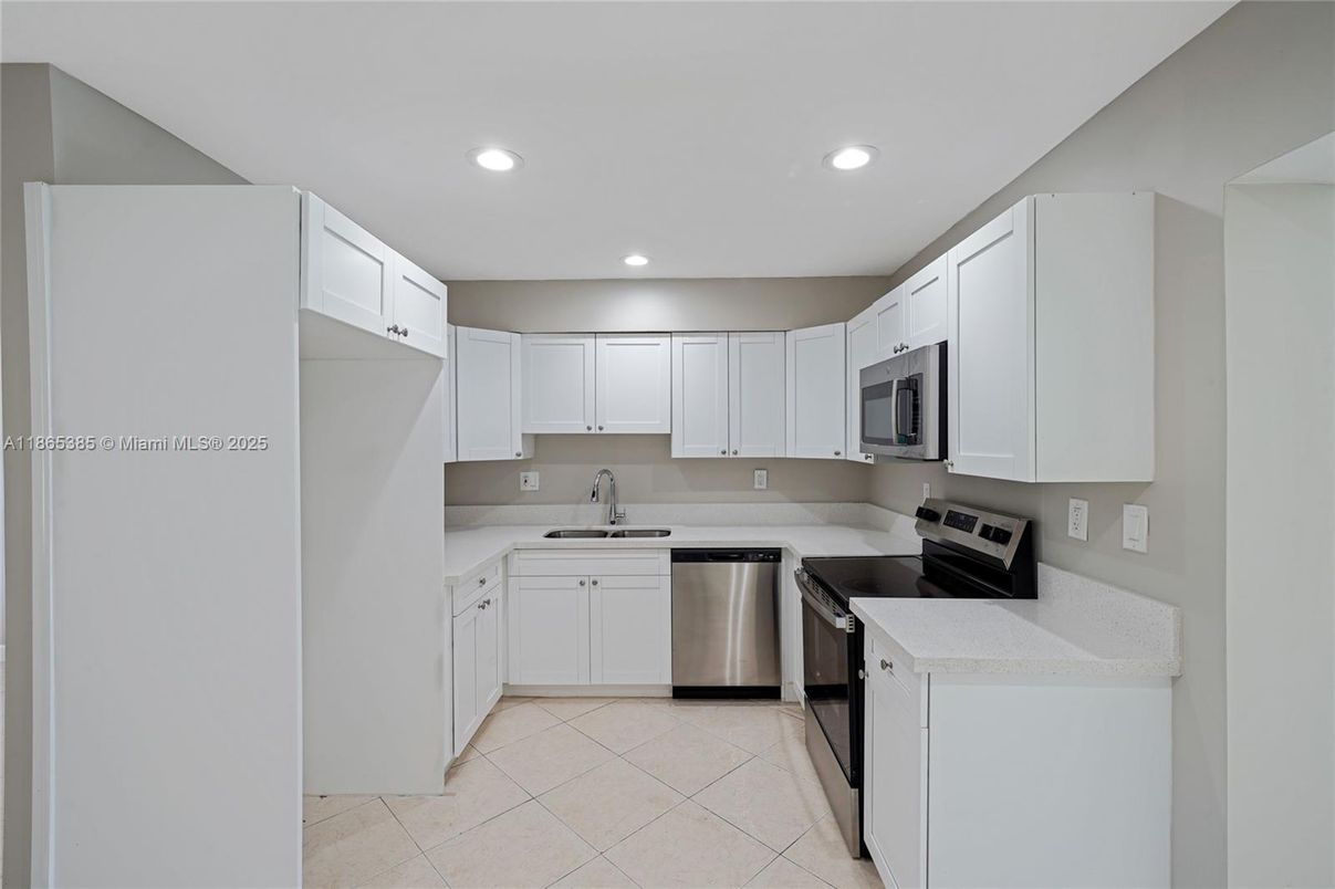 Interior, Kitchen, Recessed Lighting, Stainless Steel Appliances