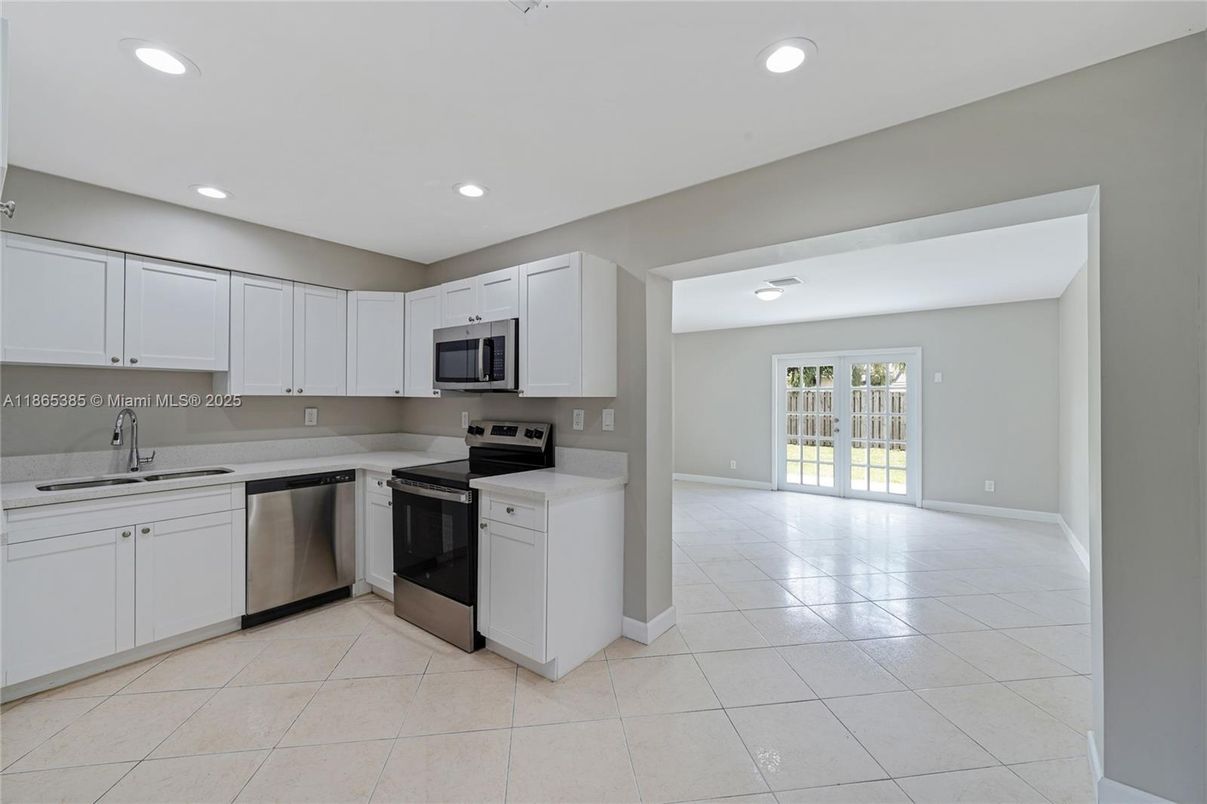 Interior, Kitchen, Recessed Lighting, Stainless Steel Appliances