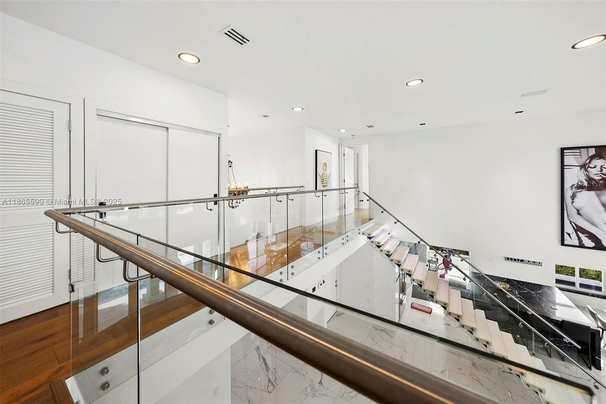 Interior, Marble, Recessed Lighting, Wood Texture Flooring