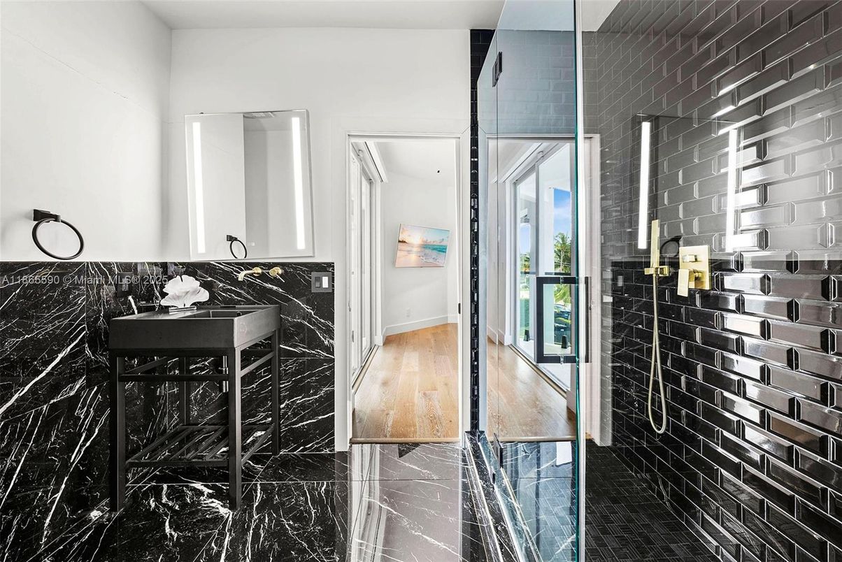 Bathroom, Interior, Marble, Stone Walls