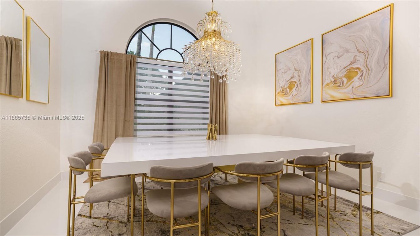 Chandelier, Dining room, Interior